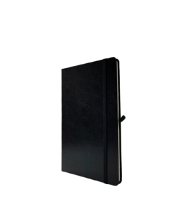 Giftology A5 Hard Cover Ruled Notebook – Black