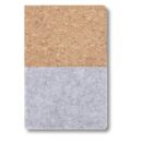 eco-neutral Recycled Felt & Cork Soft Cover Notebook