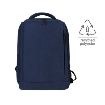 Giftology GRS-certified Recycled RPET Backpack - Blue