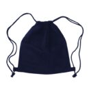 Cotton Drawstring Bag - Navy Blue