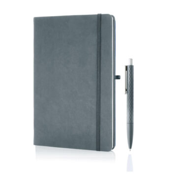 Giftology A5 Notebook With Pen Set - Slate Grey