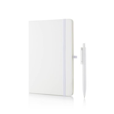 Giftology A5 Notebook With Pen Set - White