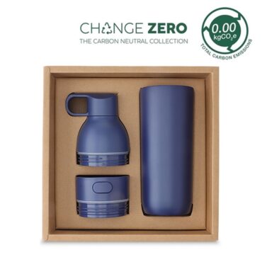 Hans Lansen  2-in-1 Modular Hydration Gift Set - Navy Blue
