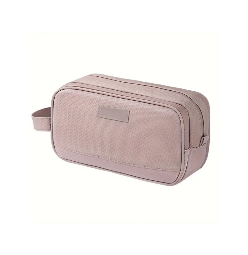 Polyester Travel Toiletry Bag - Pink (small)