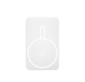 Giftology 5000 mAh Magnetic Wireless Powerbank - White