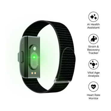 Health & Longevity Smart AI Fitness Band by memorii