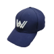 @WELLZ by PLG Stretch-Fit Spandex Sport Cap (Branded) – Navy Blue